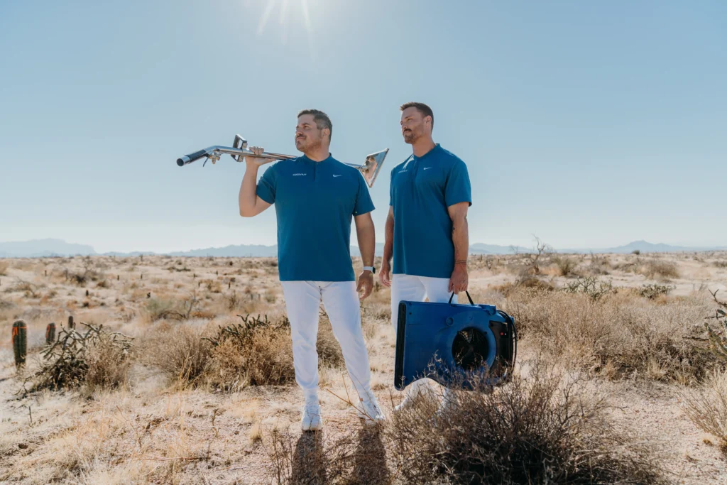 carpet cleaning technicians