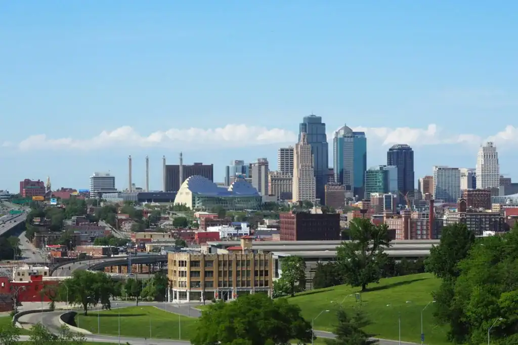 Coconut Cleaning Service Area - Kansas Kansas City skyline on a clear day