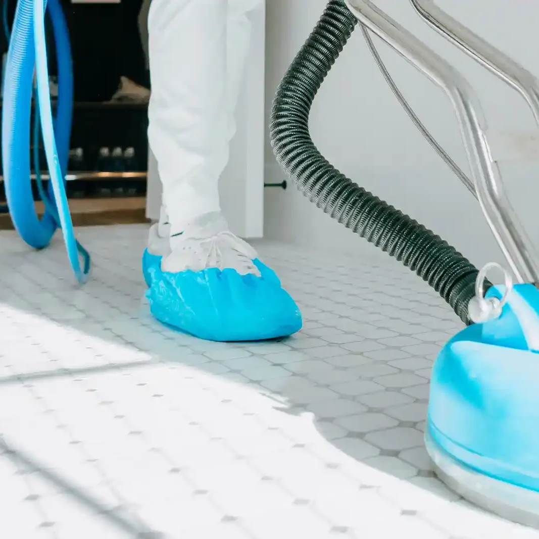 Professional bathroom cleaning